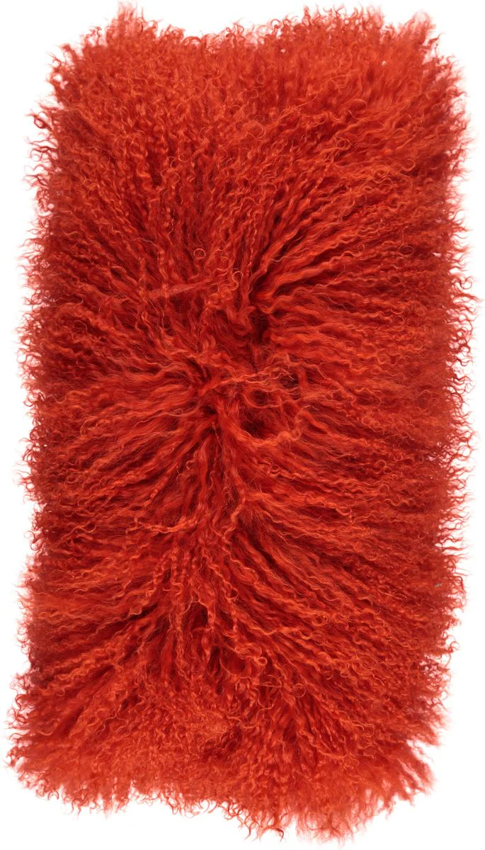 Saueskinnspute | Krøllet | Tibet | 28x56 cm - Image 10