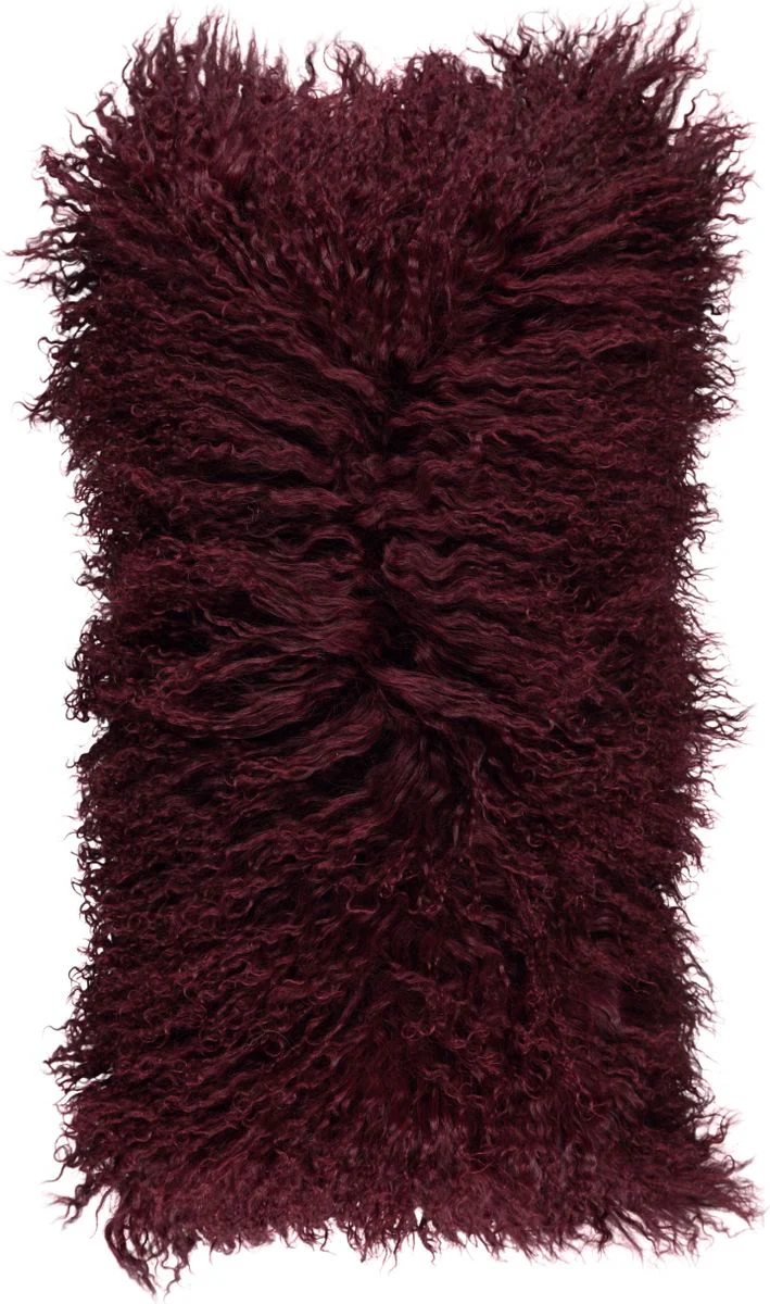 Saueskinnspute | Krøllet | Tibet | 28x56 cm - Image 6