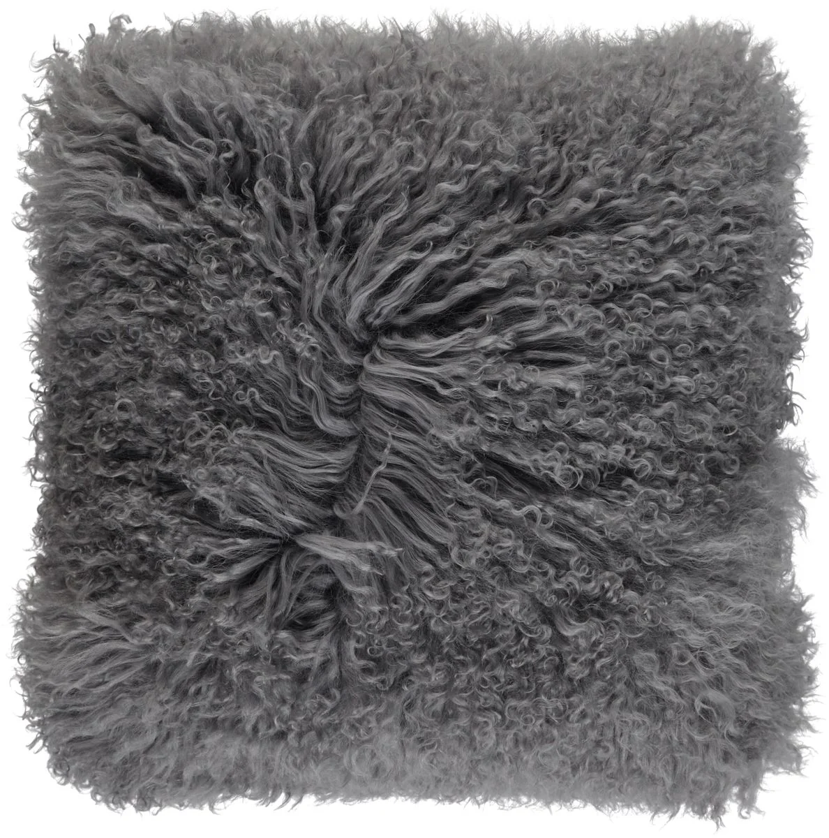 Saueskinnspute | Krøllet | Dobbeltsidig | Tibet | 40x40 cm - Image 6
